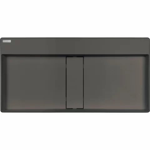 Lavoar din granit Deante Blur, 80x40x12 cm, antracit metalic