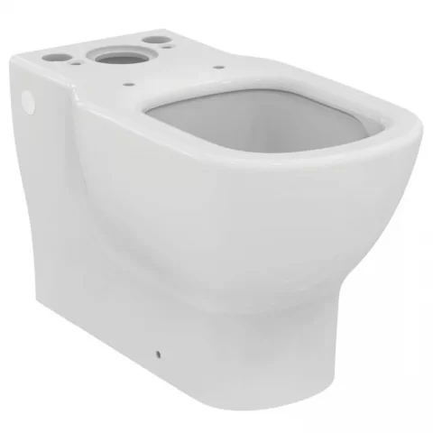 Vas WC Ideal Standard Tesi AquaBlade lipit de perete, evacuare orizontala, 36x66 cm