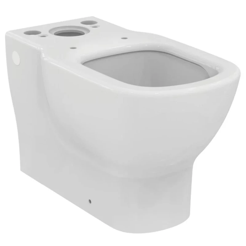 Vas WC Ideal Standard Tesi AquaBlade lipit de perete, evacuare orizontala, 36x66 cm
