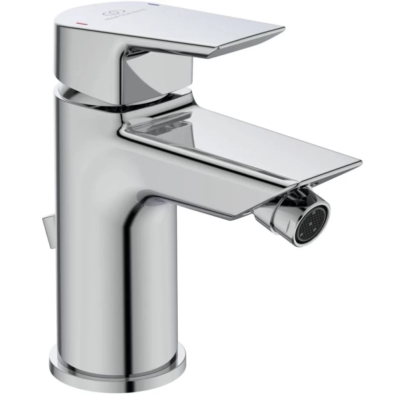 Baterie bideu monocomanda Ideal Standard Tesi cu ventil metalic