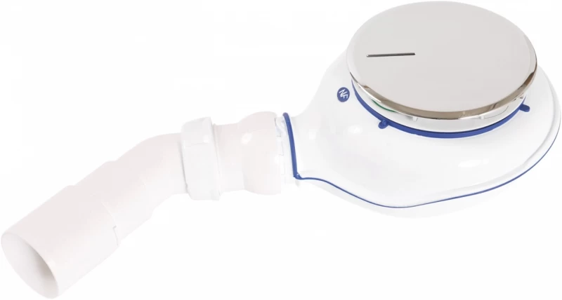 Sifon slim cadita de dus Deante Easy Clean, 90 mm, crom