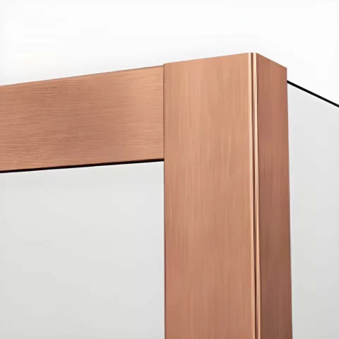 Paravan dus Ronal Easy D40  walk-in 120x200 cm cupru periat, sticla 8 mm