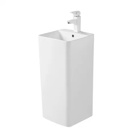 Lavoar baie freestanding Fluminia Winter Lord B 41x40 cm, alb