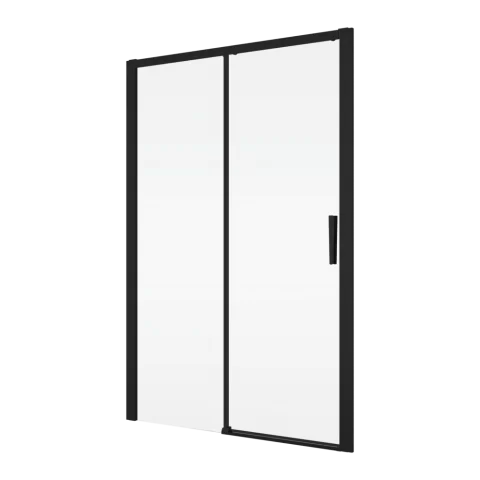 Usa dus glisanta Ronal Divera 130 cm, grosime sticla 6 mm, tratament anticalcar, profil negru mat