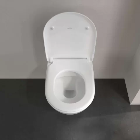 Set PROMO Vas WC Villeroy & Boch Subway 2.0 Directflush capac slim Softclose alb 56x37xH40 cm
