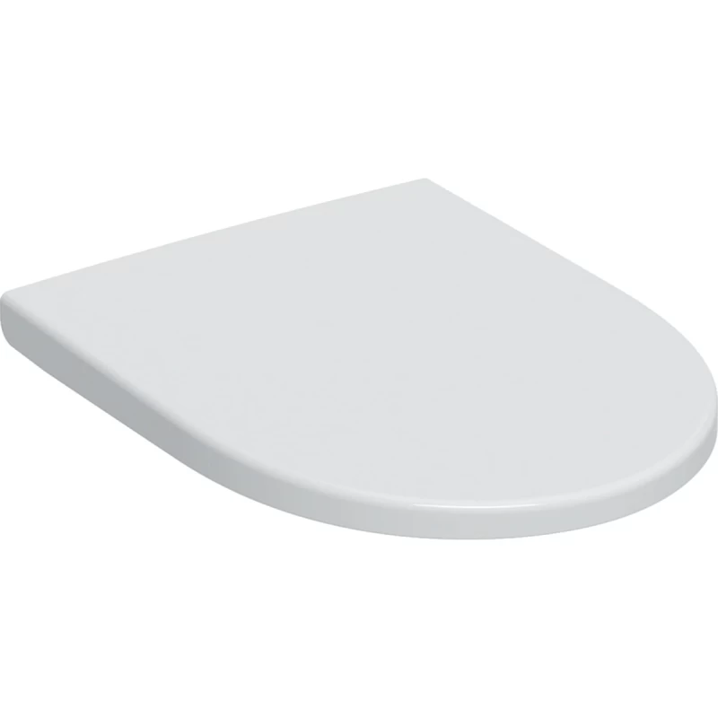 Capac WC soft close Geberit iCon EasyMount, 45x36cm, alb