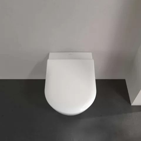 Set PROMO Vas WC Villeroy & Boch Subway 2.0 Directflush capac slim Softclose alb 56x37xH40 cm
