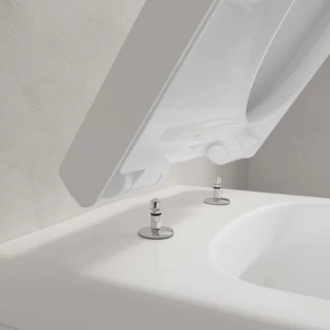 Set PROMO Villeroy&Boch Architectura vas WC Rimless Direct Flush, si capac Soft Close 53x37xH33 cm
