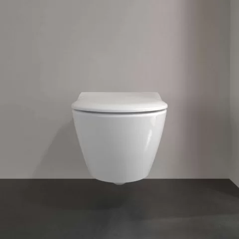 Set PROMO Vas WC Villeroy & Boch Subway 2.0 Directflush capac slim Softclose alb 56x37xH40 cm
