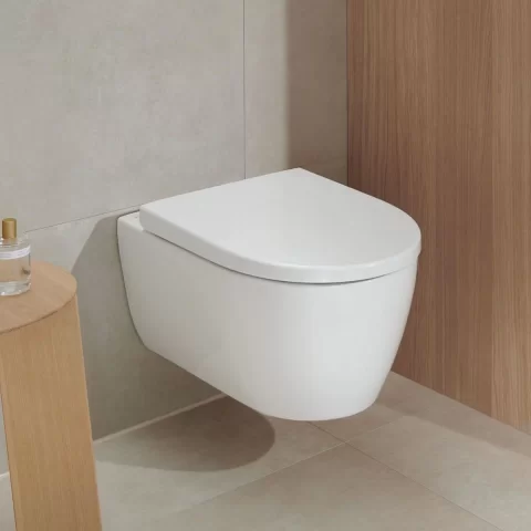 Vas wc Geberit ICon suspendat Rimfree 53x36 cm, cu spalare verticala