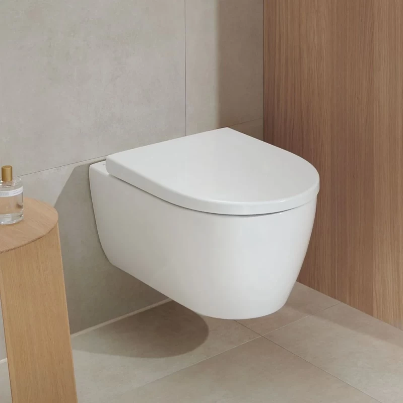 Vas wc Geberit ICon suspendat Rimfree 53x36 cm, cu spalare verticala