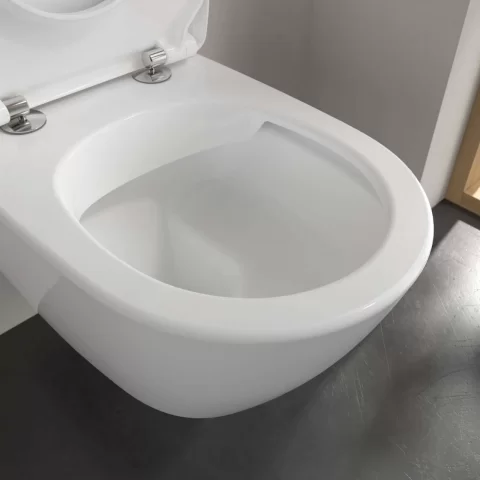 Set PROMO Vas WC Villeroy & Boch Subway 2.0 Directflush capac slim Softclose alb 56x37xH40 cm