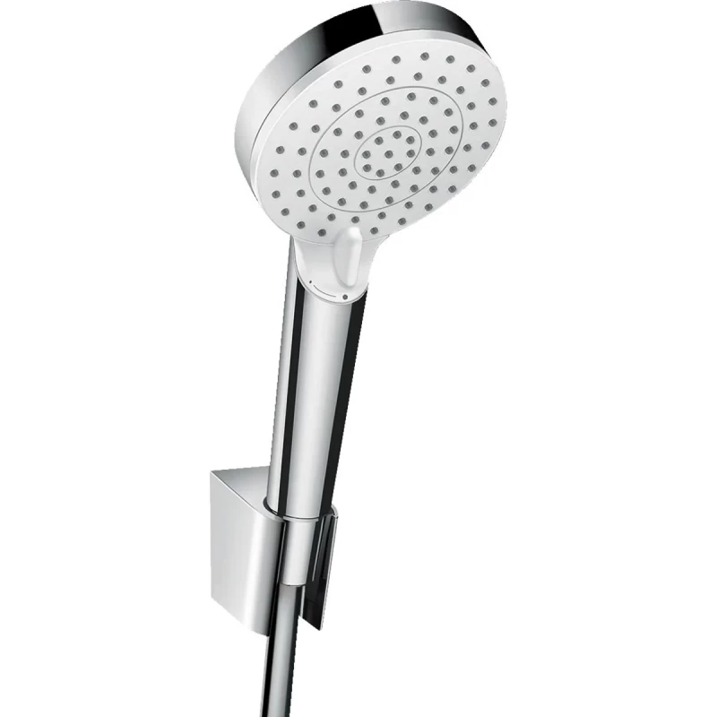 Set de dus Hansgrohe Crometta pe perete crom-alb 