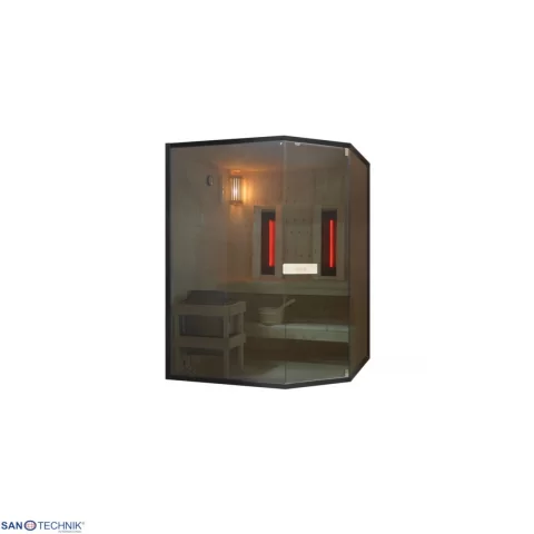 Sauna mixta GLACIER XL150x150x200 cm