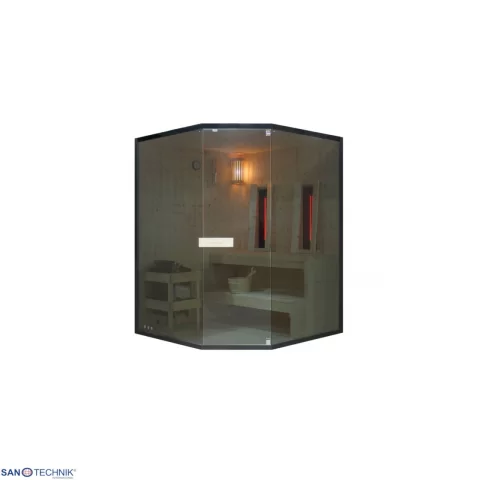 Sauna mixta GLACIER XL150x150x200 cm