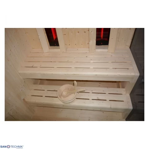 Sauna mixta GLACIER XL150x150x200 cm