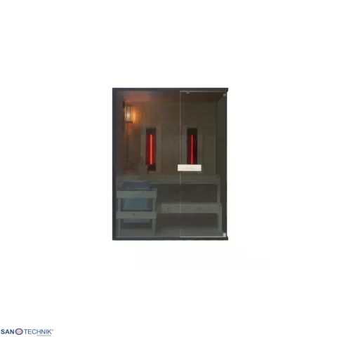 Sauna mixta GLACIER L 150x120x200 cm