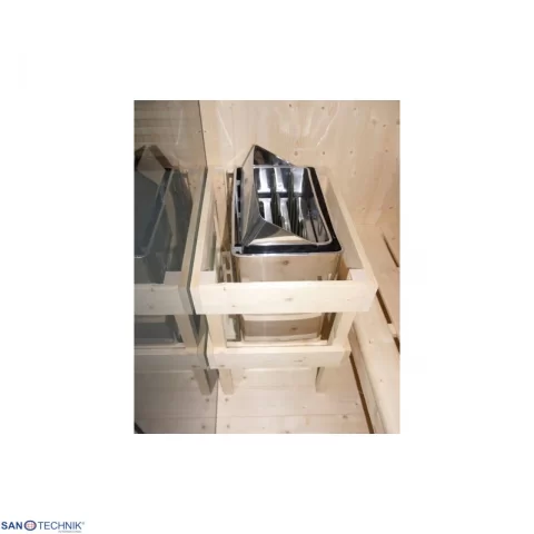 Sauna mixta GLACIER L 150x120x200 cm