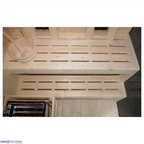 Sauna mixta GLACIER L 150x120x200 cm