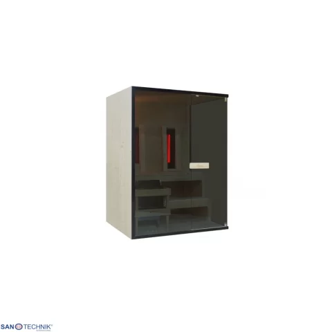 Sauna mixta GLACIER L 150x120x200 cm