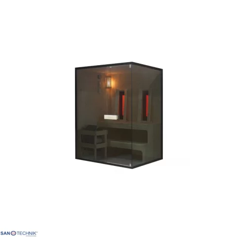 Sauna mixta GLACIER L 150x120x200 cm