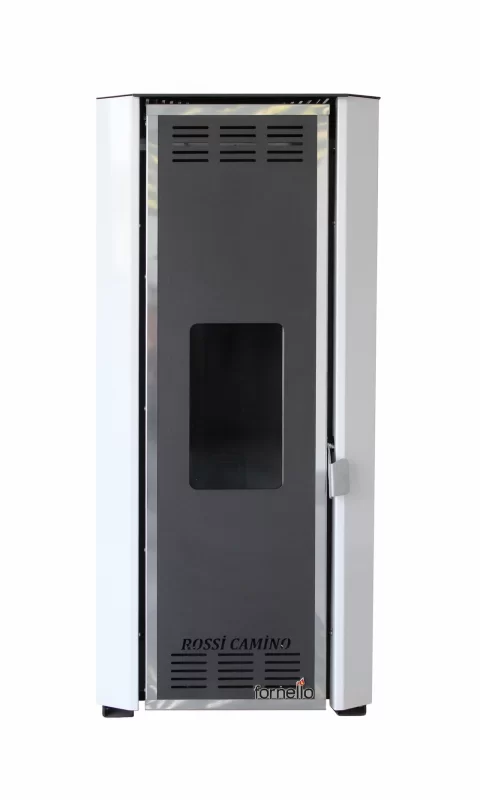 Termosemineu pe peleti Fornello Camino Rossi 35 kW Inox