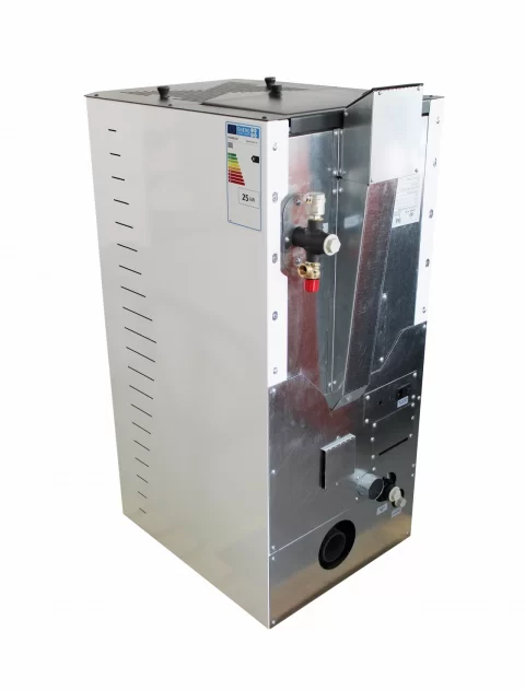 Termosemineu pe peleti Fornello Camino Rossi 25 kW Inox
