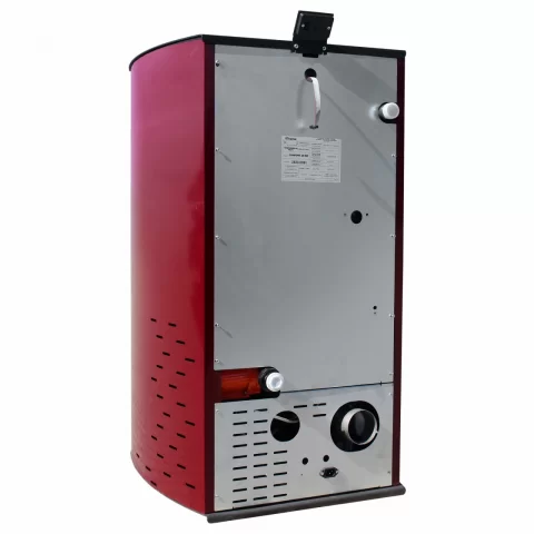 Termosemineu pe peleti Fornello Fiama Confort 25 kw Bordeaux
