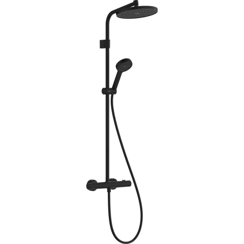 Sistem de dus Hansgrohe Activera S termostatat negru mat 28078670