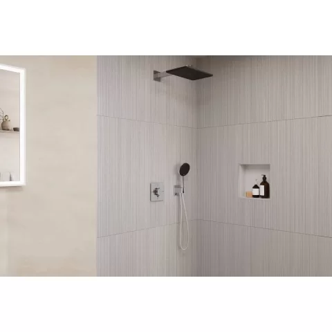 Sistem de dus Hansgrohe Raindance Alive Q incastrat cu termostat crom 24620000