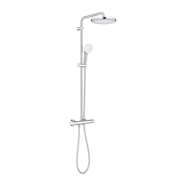 Sistem de dus cu termostat Grohe Tempesta 250 finisaj crom lucios