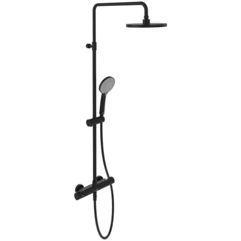 Sistem de dus perete Villeroy & Boch Universal Showers termostat negru TVS109002000K5