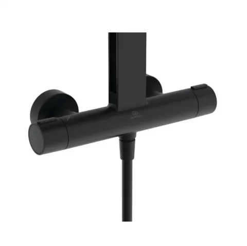 Sistem de dus Ideal Standard Ceratherm ALU cu termostat negru mat BE210XG