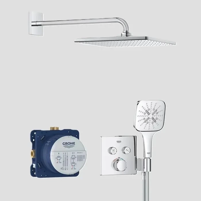 Sistem de dus Grohe Grohtherm SmartControl termostatat crom lucios 34865000