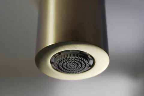 Sistem de dus Deante Silia Hexa, cu 1 functie ploaie, auriu periat