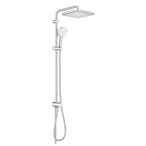 Sistem de dus fara baterie Grohe Tempesta System 250 Cube, bara H92 cm, crom