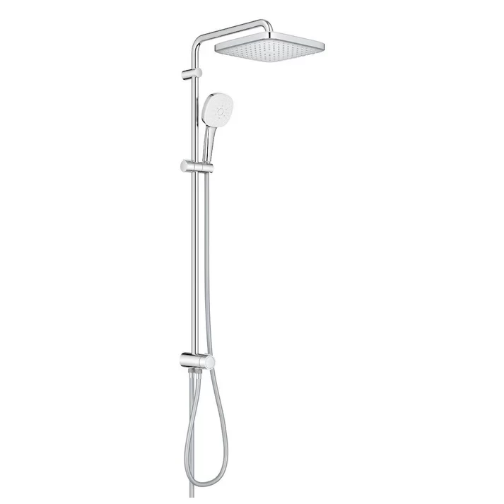 Sistem de dus fara baterie Grohe Tempesta System 250 Cube, bara H92 cm, crom