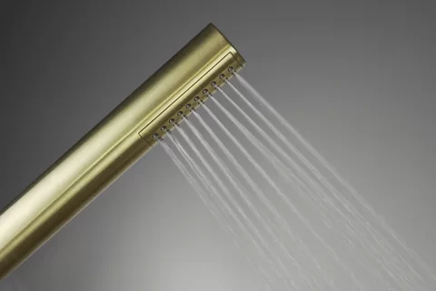 Sistem de dus Deante Silia monocomanda, 1 functie ploaie, auriu periat