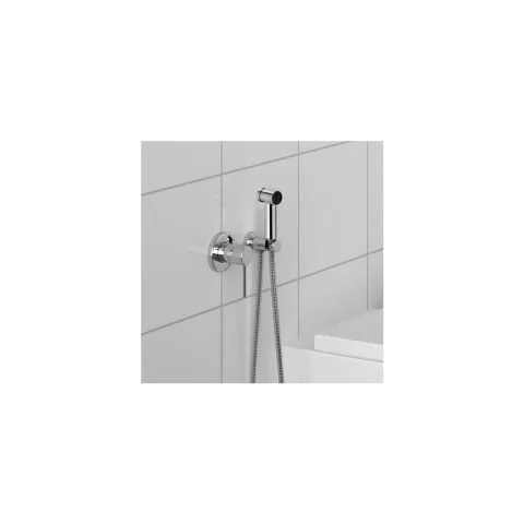 Baterie bideu cu set de duș Kludi Bozz crom 389980576