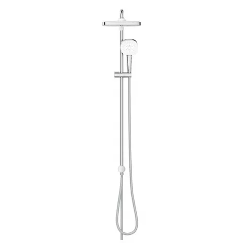 Sistem de dus fara baterie Grohe Tempesta System 250 Cube, bara H92 cm, crom