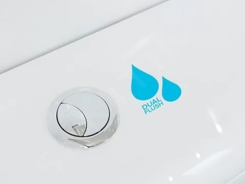 Rezervor WC Duravit cu alimentare laterala, alb