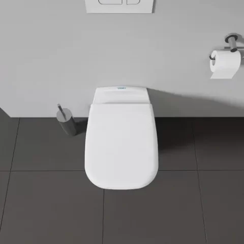 Capac WC Duravit D-CODE Soft Alb