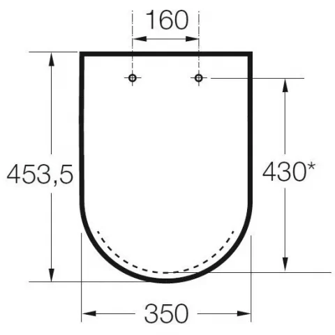 Set promo Vas WC suspendat cu rezervor incastrat si capac soft close Roca Duplo The Gap Rimless 35x54 cm evacuare orizontala