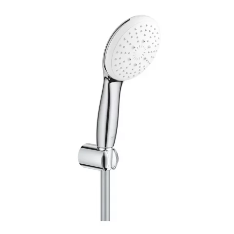 Set baterii lavoar dus Grohe BauEdge si dus cu porter Tempesta crom lucios