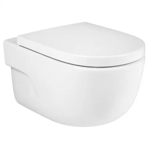 Vas WC Roca Meridian Rimless suspendat 36x56 cm evacuare orizontala