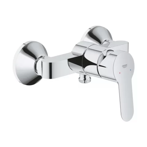 Set baterii lavoar dus Grohe BauEdge si dus cu porter Tempesta crom lucios