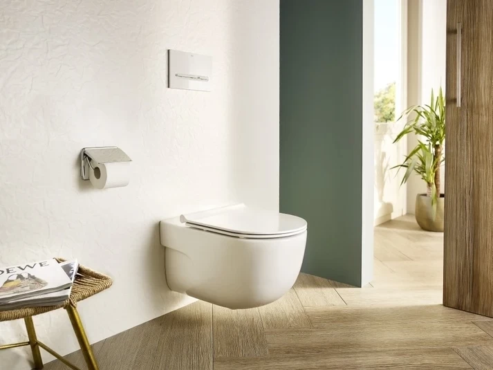 Vas WC Roca Meridian Rimless suspendat 36x56 cm evacuare orizontala