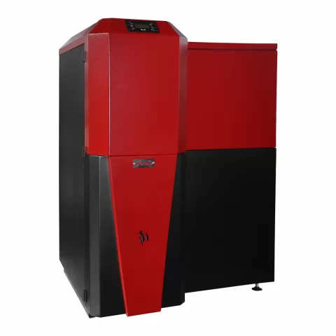 Centrala mixta Lemn/Pelet Fornello Tera 28 kW, aprindere automanta la peleti, buncar peleti 95 kg