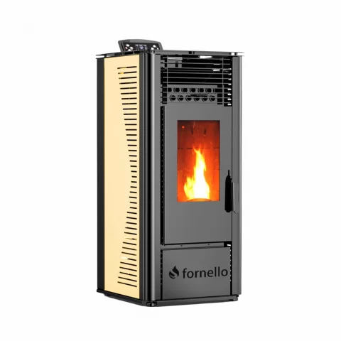 Semineu pe peleti Fornello SOPHIA WI-FI 11 kw, aprindere electrica, telecomanda, Wi-fi