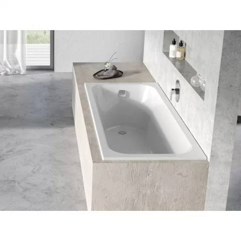 Cada pentru inzidire Ravak Chrome Slim, acril, 160x70 cm, alb